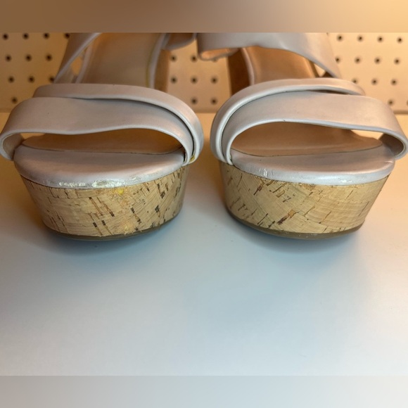 Franco Sarto Seneca Wedge Cork Heeled Sandal Slingback - Picture 8 of 15